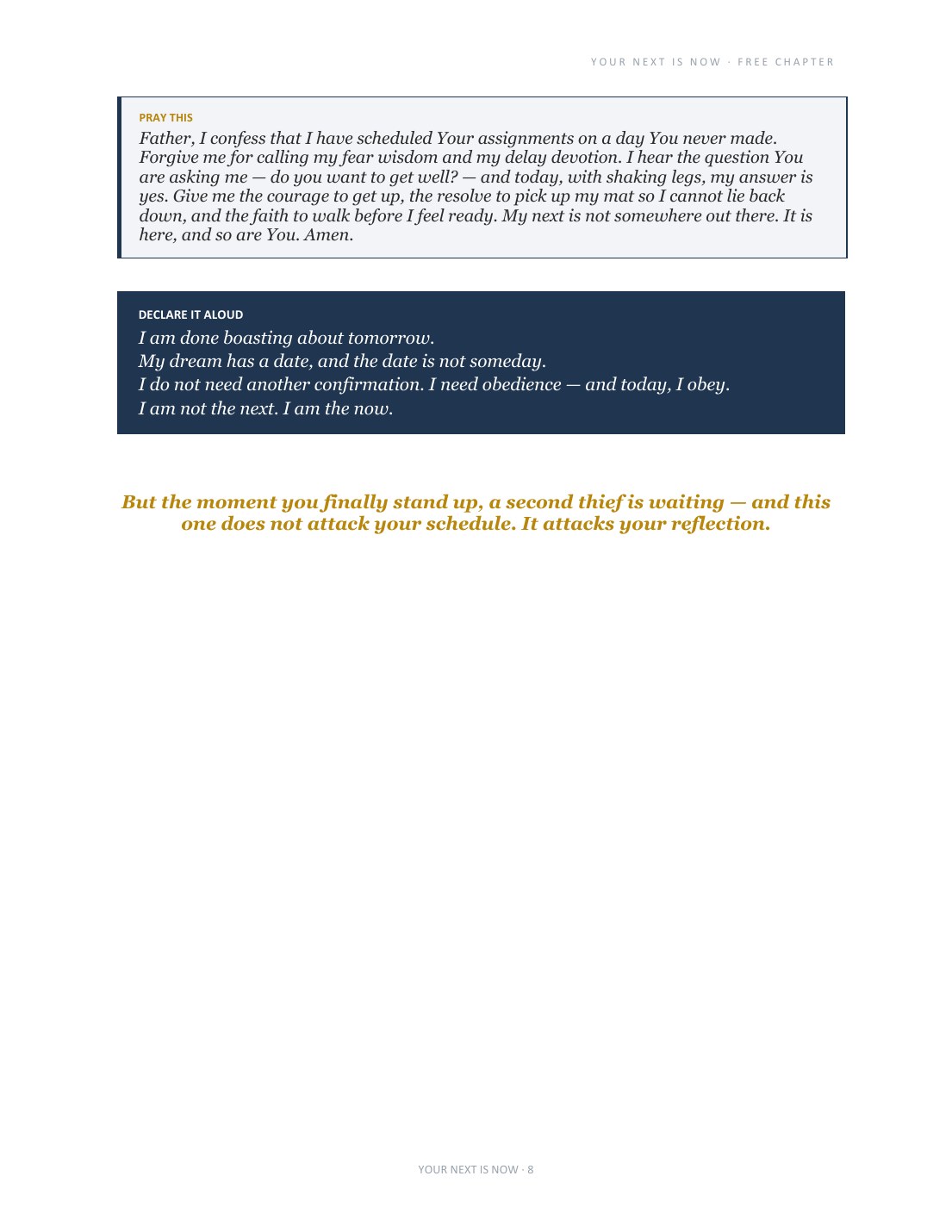 Your Next Is Now free chapter, page 8 of 10
