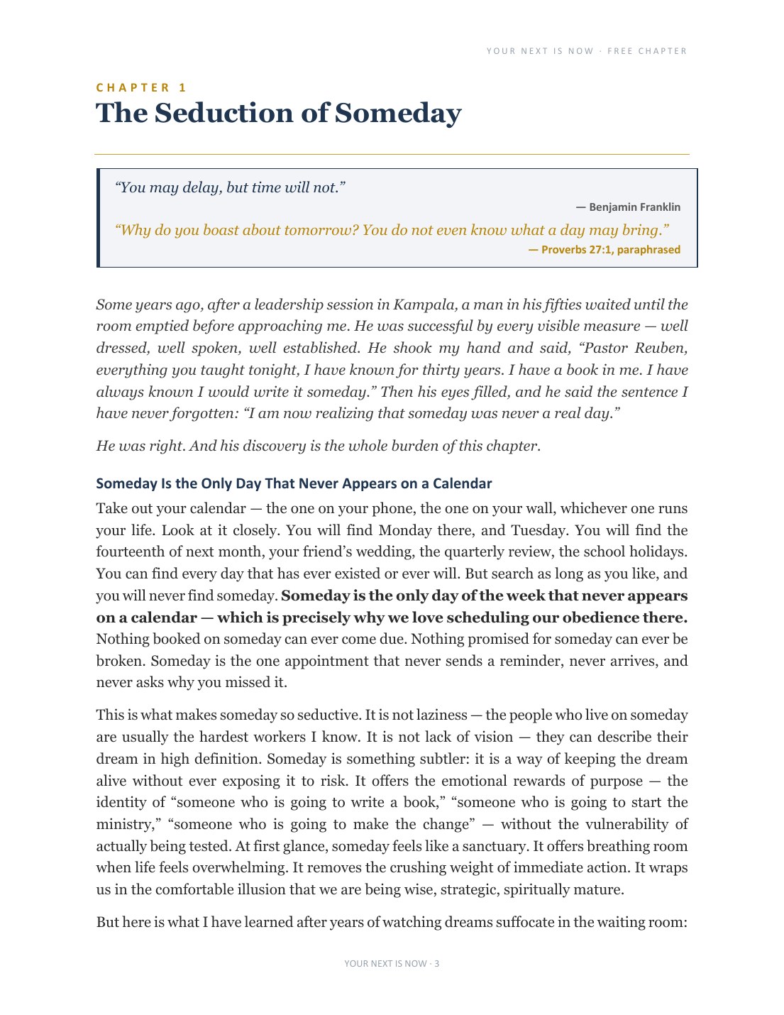 Your Next Is Now free chapter, page 3 of 10